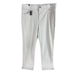 NEW Johnnie O‎ Mens Cross Country Prep Formance Pants 40x34 Stone Stretch $135